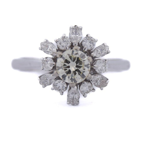 Bague 50 Bague vintage - Bague en or 18 ct et diamants 58 Facettes AN523 (00019)
