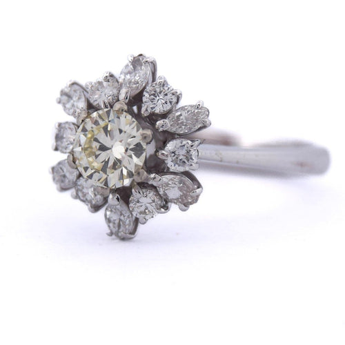 Bague 50 Bague vintage - Bague en or 18 ct et diamants 58 Facettes AN523 (00019)