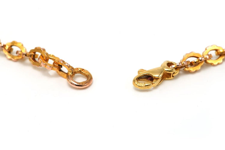 Collier Collier Napoléon III en or jaune 18 carats 58 Facettes B693