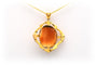 Pendentif Pendentif Napoléon III camée en or jaune 18 carats 58 Facettes 23050