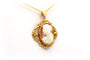 Pendentif Pendentif Napoléon III camée en or jaune 18 carats 58 Facettes 23050