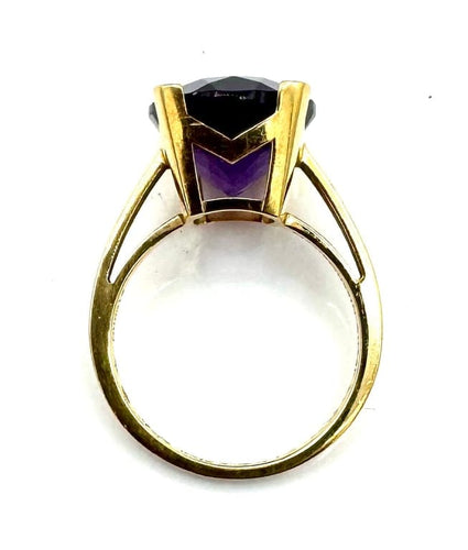 Bague 54 Mauboussin Mon Bébé d'Amour - Bague en or 18 carats améthyste et diamants 58 Facettes 260004