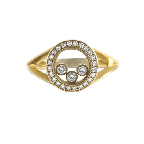 Chopard Happy Diamonds - Bague en or jaune et diamants