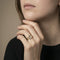 Bague 54 Chopard Happy Diamonds - Bague en or jaune sertie de diamants 58 Facettes 61E00471