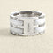 Bague 54 CHANEL Ultra - Bague grand modèle en or blanc, céramique et diamants 58 Facettes OC-61E00516