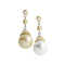 Buccellati - Boucles d'oreilles en or jaune, or blanc et perles