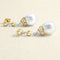 Boucles d'oreilles Buccellati - Boucles d'oreilles en or jaune et blanc avec perles de culture 58 Facettes OC-66300086