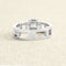 Bague 53 Bague en or blanc et diamants 58 Facettes 61E00051