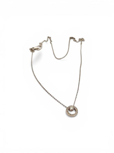 Collier Collier cercle en or blanc 18 carats et diamants naturels 58 Facettes 90862-ac12765
