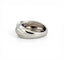 Bague 54 Bague en or blanc 18 carats avec saphir ovale et diamants 58 Facettes 90861-ac12765