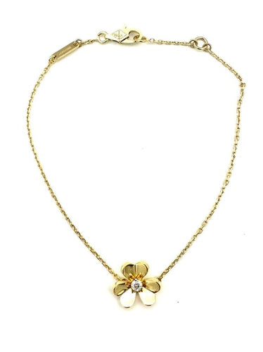 Bracelet Van Cleef & Arpels Frivole - Bracelet mini modèle en or jaune et diamant 58 Facettes VCA Bracelet