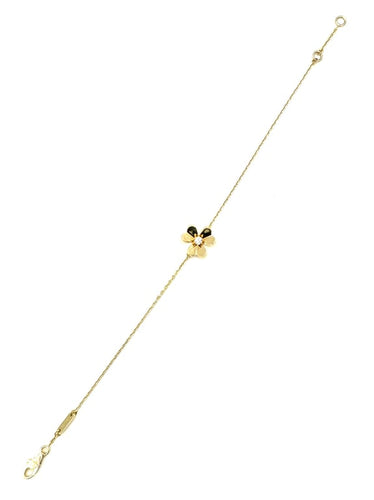 Bracelet Van Cleef & Arpels Frivole - Bracelet mini modèle en or jaune et diamant 58 Facettes VCA Bracelet