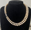Collier Collier double rang en perles de culture Akoya, fermoir or 18K et platine 58 Facettes 930