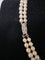 Collier Collier double rang en perles de culture Akoya, fermoir or 18K et platine 58 Facettes 930