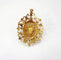 Pendentif Médaillon - Pendentif broche en or jaune 18K, perles et diamants 58 Facettes Pend;Med.Brch-2008.4