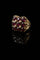 Bague 55 Bague vintage années 1950 en or jaune 18K et grenats rhodolites 58 Facettes