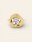 Bague 59 Bague dome or jaune diamants 58 Facettes 1236.5
