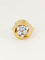 Bague 59 Bague dome or jaune diamants 58 Facettes 1236.5