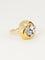 Bague 59 Bague dome or jaune diamants 58 Facettes 1236.5
