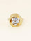 Bague 59 Bague dome or jaune diamants 58 Facettes 1236.5