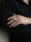 Bague 59 Bague dome or jaune diamants 58 Facettes 1236.5
