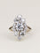 Bague 53 Bague marquise or blanc diamants taille ancienne 3,75 carats 58 Facettes 1253
