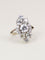 Bague 53 Bague marquise or blanc diamants taille ancienne 3,75 carats 58 Facettes 1253