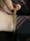 Bracelet ROLLANG & Cie Bracelet chaîne maillons ovales or jaune - Années 1970 58 Facettes 0009