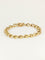 Bracelet ROLLANG & Cie Bracelet chaîne maillons ovales or jaune - Années 1970 58 Facettes 0009