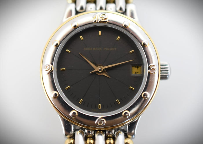 Montre Audemars Piguet Meridian - Montre-bracelet en or jaune 18 ct et acier (1989) 58 Facettes AUP-200