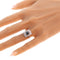 Bague 54 Bague Art déco en platine avec saphir et 50 diamants taille rose 58 Facettes 26022-0153