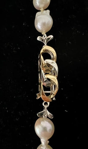 Collier Collier sautoir - 70 perles de culture baroques, fermoir en or 18K 58 Facettes 932