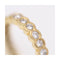 Bague Bague alliance personnalisée en or jaune 18K et diamants 58 Facettes UKD359539JC