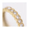 Bague Bague alliance personnalisée en or jaune 18K et diamants 58 Facettes UKD359539JC
