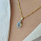 Pendentif Pendentif en or jaune 18 carats, topaze et diamants 58 Facettes 32245