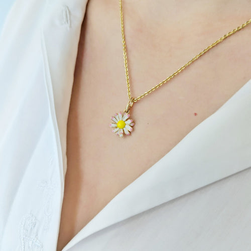 Pendentif Dior Diorette - Pendentif marguerite en or jaune 18 carats et diamant 58 Facettes 32178
