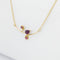 Collier Collier - Pendentif floral en or jaune 18 carats et rubis 58 Facettes 32891