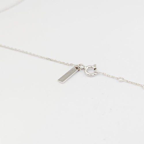 Collier Morganne Bello Friandise - Collier trèfle en or blanc 18 carats et labradorite 58 Facettes 32040