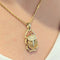 Pendentif Pendentif animalier en or jaune 18 carats avec diamants et rubis 58 Facettes 30487