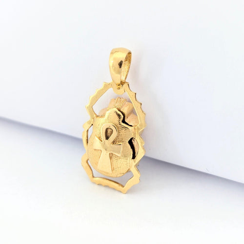 Pendentif Pendentif animalier en or jaune 18 carats avec diamants et rubis 58 Facettes 30487