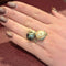 Bague 55 Bague cocktail en or jaune 18 carats avec agate et perle de Tahiti 58 Facettes 32034