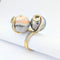Bague 55 Bague cocktail en or jaune 18 carats avec agate et perle de Tahiti 58 Facettes 32034