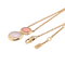 Collier Fred Belles Rives - Collier en or rose 18 carats et quartz rose 58 Facettes 25613