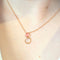 Collier Fred Belles Rives - Collier en or rose 18 carats et quartz rose 58 Facettes 25613