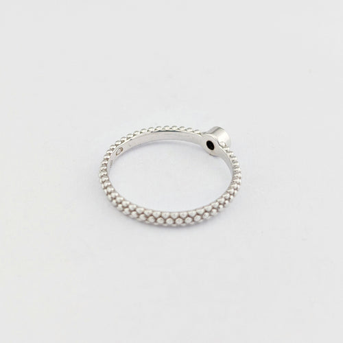 Bague 51 Mauboussin Goutte de jour - Bague solitaire en or blanc et diamant 58 Facettes 32038