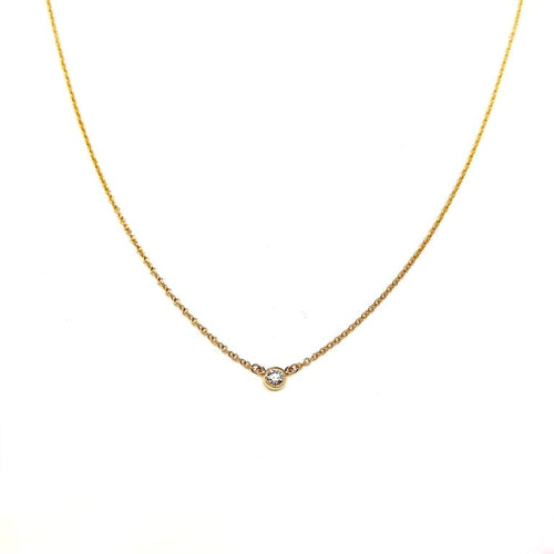 Collier Tiffany & Co Elsa Peretti - Collier en or jaune 18 carats et diamant 58 Facettes BO/260014
