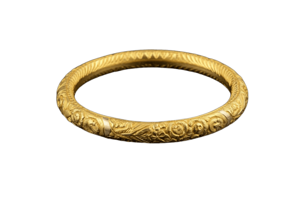 Bracelet Bracciale semi-rigide « Incanto di Fiori » en or 750 58 Facettes bracciale rigido sottile