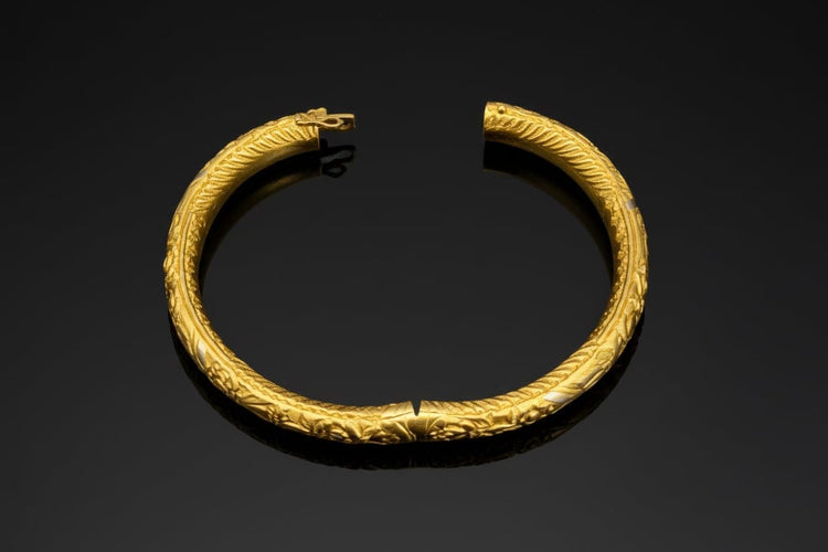 Bracelet Bracciale semi-rigide « Incanto di Fiori » en or 750 58 Facettes bracciale rigido sottile