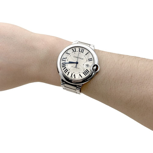 Montre Montre Cartier, "Ballon Bleu", acier. 58 Facettes 35388
