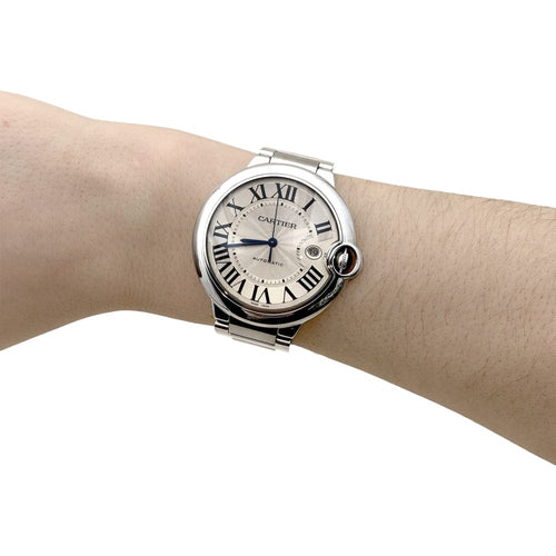 Montre Montre Cartier, "Ballon Bleu", acier. 58 Facettes 35388